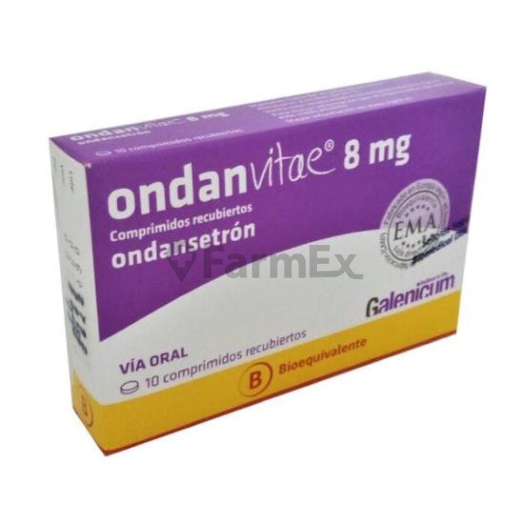 Ondanvitae 8 mg x 10 comprimidos Farmex-BanMedica-Persistente